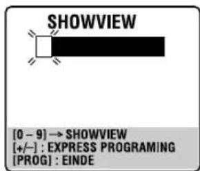 JVC HR-J671 - Roep het SHOWVIEW scherm op. - 1