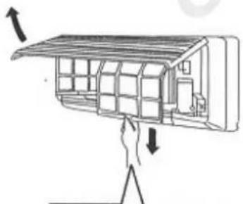 Trilec KFR-50-G 18000 - Schoonmaken van de luchtfilters (om de 4 weken) - 1