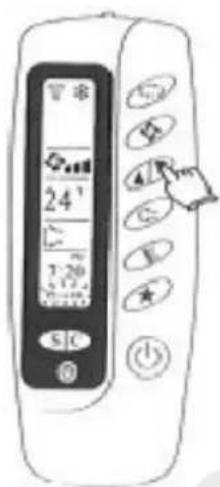 Trilec KFR-70-G 24000 - Instellen van de on-timer - 3