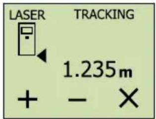 LASER TRACKING 1.235m + - X