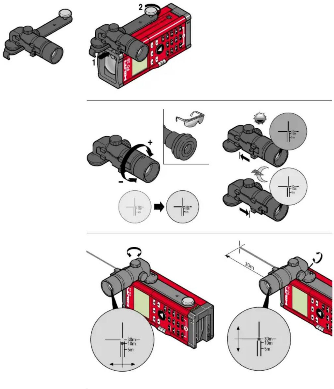 HILTI PD 25 - Accessoires, vervolg - 1