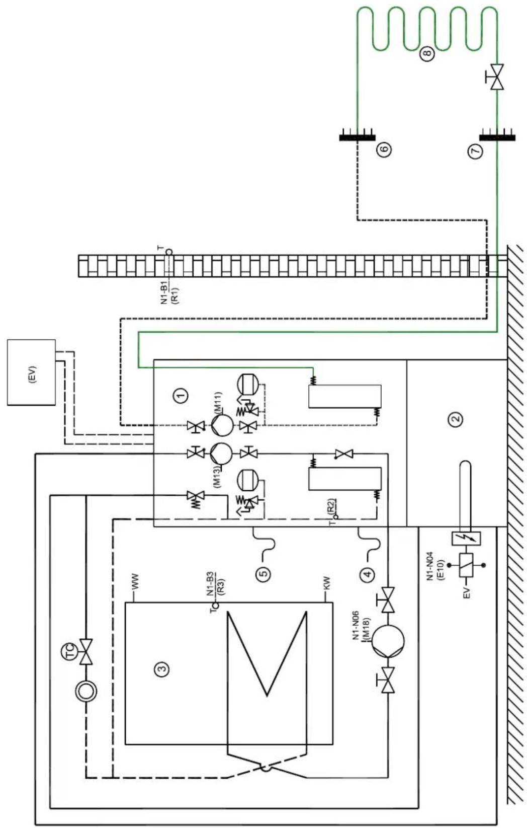 DIMPLEX SIK 14 TE - Schematische afbeelding - 1
