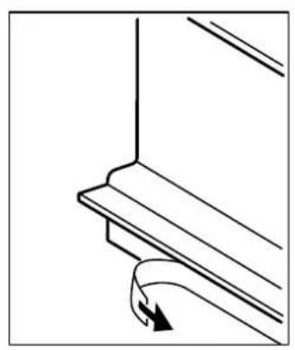 Pure technical diagram of a mechanical component with no text or symbols