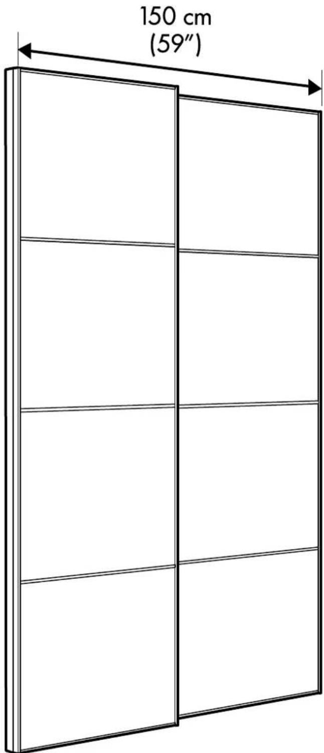 150 cm (59")