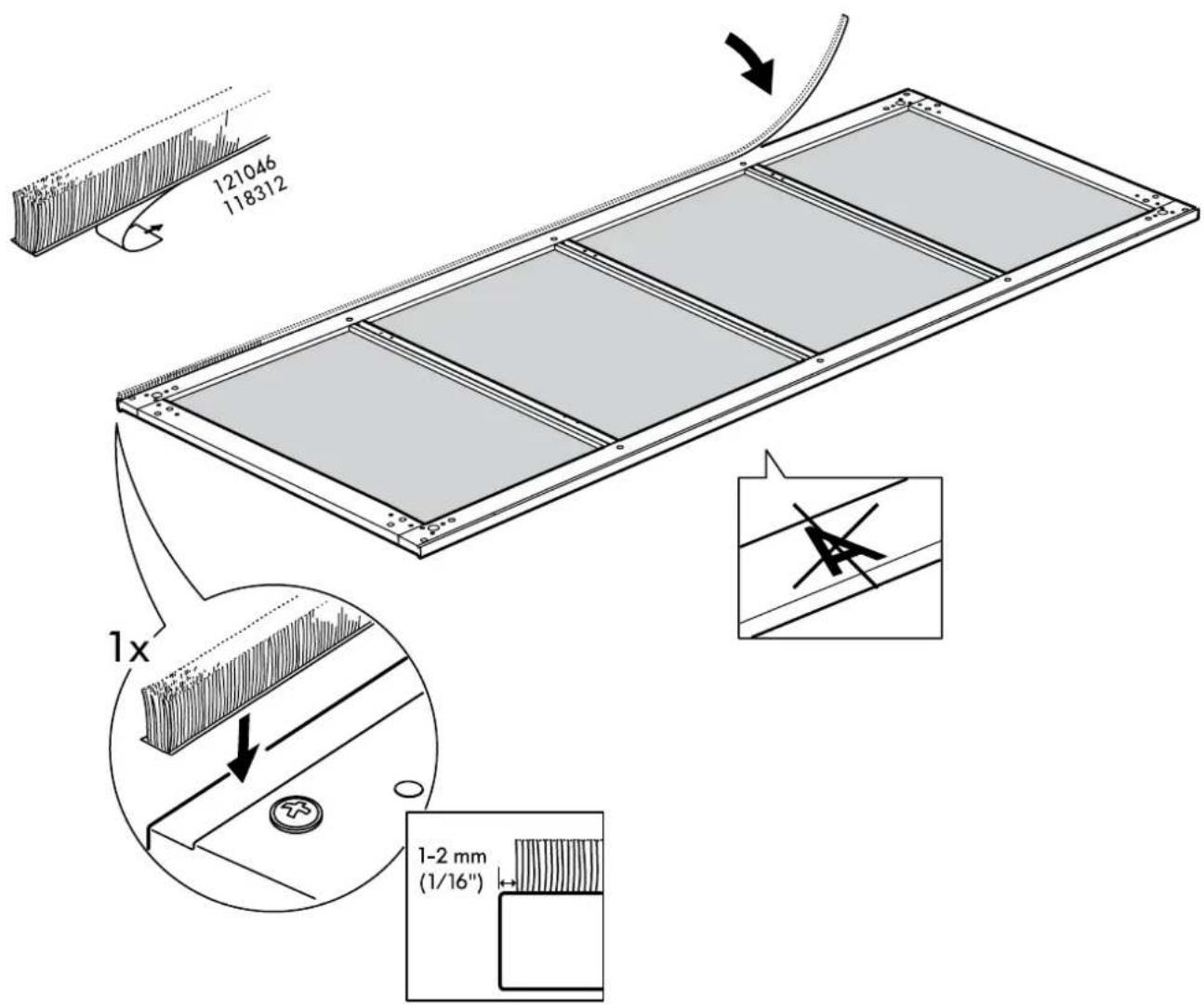 121046 118312 1x 1-2 mm (1/16")
