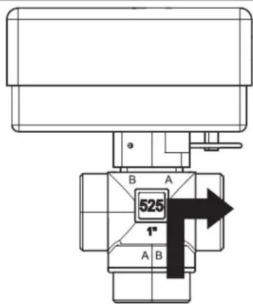 B A 525 1" A B