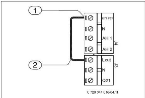 1 E71 F21 N AH 1 J4 AH 2 2 Lout J3 6 720 644 816-04.11 Q21