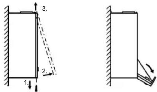 BULEX Opalia C 16 E - Voorpanneel afnemen en opzetten - 1