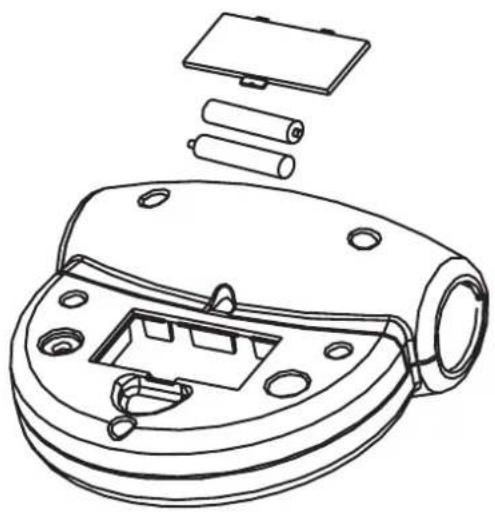 DOMYOS VM 460 - VERVANGEN VAN DE BATTERIJEN - 1