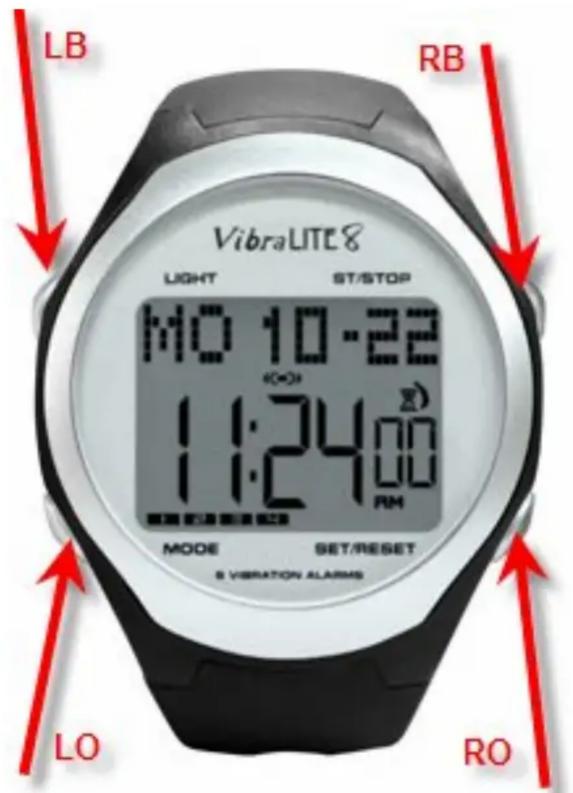 VibraLITE 8 - TIJD en DAG instellen - 1