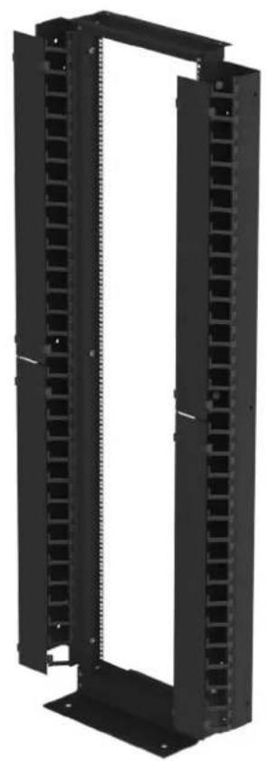 EATON RE2PRBK45U200B - RE 2 Post Rack Vertical Cable Manager Assembly Guide - 1