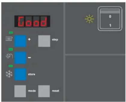 Good + step store mode reset