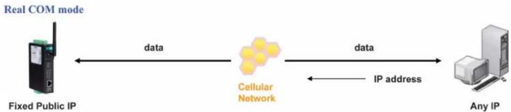 Moxa OnCell G3150-T - Fixed Public IP for OnCell - 1