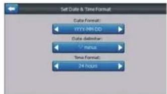 Set Date & Time Format Date Format: Mya MM DD Date Definition: 12 minus Time Format: 24 hours