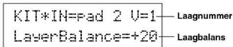 KIT*IN=Pad 2 U=1 —— Laagnummer LayerBalance=+20 —— Laagbalans