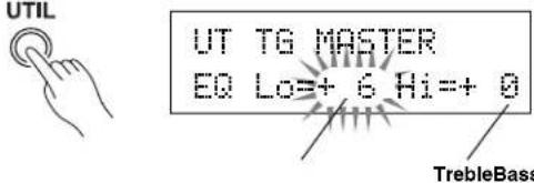 UTIL UT TG MASTER EQ Lo=+ 6 Hi=+ 9 TrebleBass