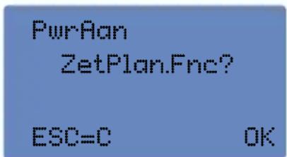 PurRan ZetPlan.Fnc? ESC=C OK