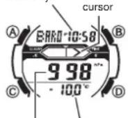CASIO 3202 - Barometer/Thermometer - 1