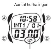 CASIO 2993 - De Intervaltimer instellen - 3
