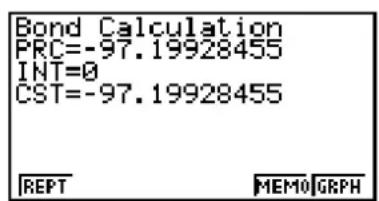 CASIO FX-9860GII V2.0 - • Jaarlijkse opbrengst (YLD) - 2