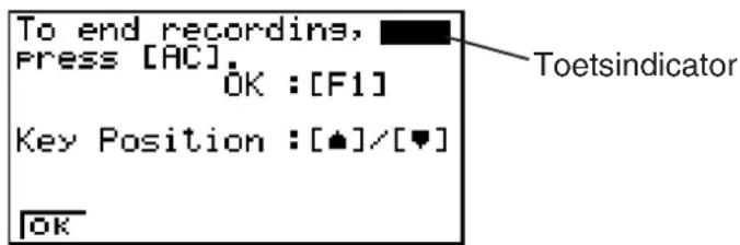 CASIO FX-9860GII V2.0 - - Een n-toetsbewerking maken - 1