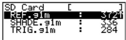 SD Card [ ] REF.gim : 372T SHADE.gim : 336 TRIG.gim : 284