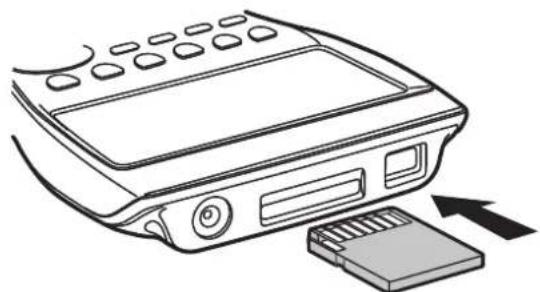CASIO FX-9860GII V2.0 - - Een SD-kaart invoeren - 1