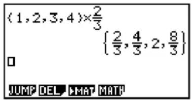 (1,2,3,4)×\frac{2}{3} { \frac{2}{3},\frac{4}{3},2,\frac{8}{3} } JUMP DEL MAT MATH