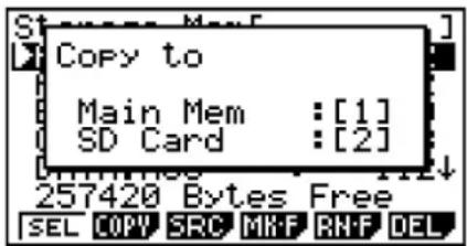CASIO FX-9860GII V2.0 - Opmerking - 3