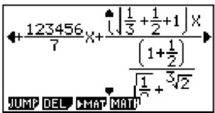 +123456/7 X+√(1/3 + 1/2 + 1) X (1 + 1/2) √(1/3) + 3√2 JUMP DEL MAT MATH