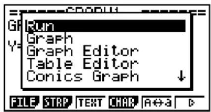CASIO FX-9860GII V2.0 - - Een strip invoegen - 2