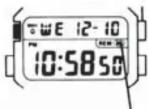 CASIO 689 - Instelling normale tijd en kalender - 1
