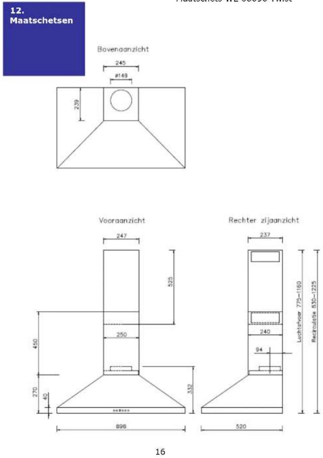 Itho Twist WE 08090 - Vervangen van de halogeenlamp - 3