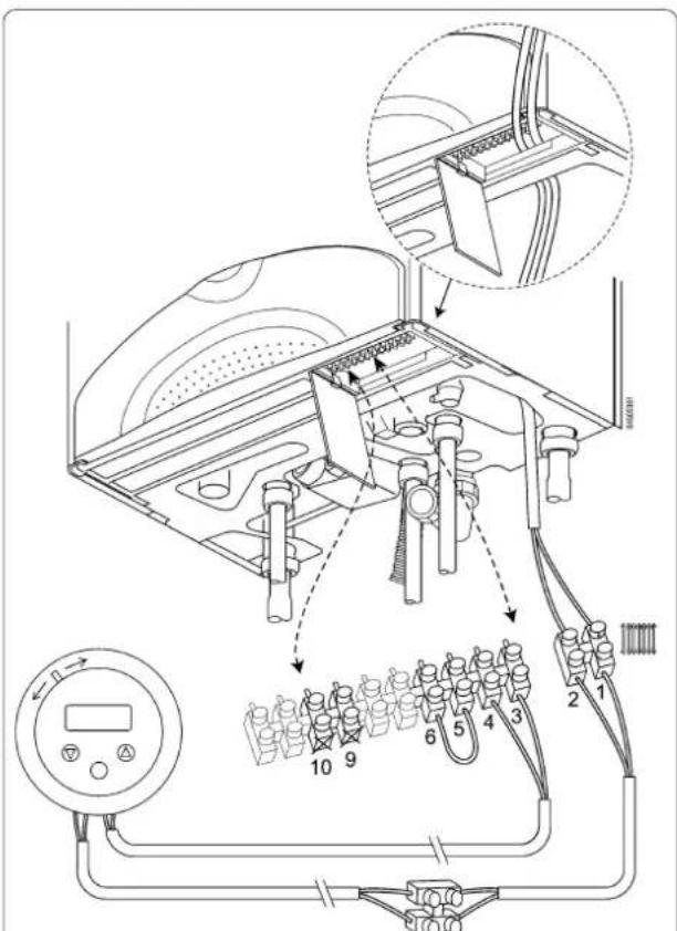 Agpo HR Econpact 4HP 225C - Aansluiten van de kamerthermostaat en eventuele buitenvoeler - 2