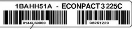 1BAHH51A - ECONPACT 3 225C 0144L60000 08251220