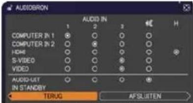 HITACHI ED-AW110NEF - AUDIO menu - 2