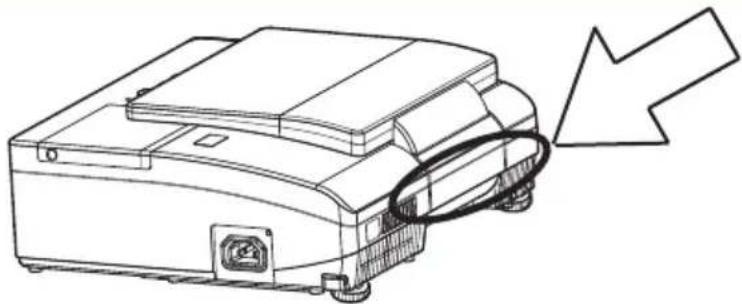 HITACHI ED-AW110NEF - De projector starten - 2