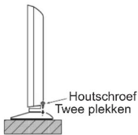 Houtschroef Twee plekken