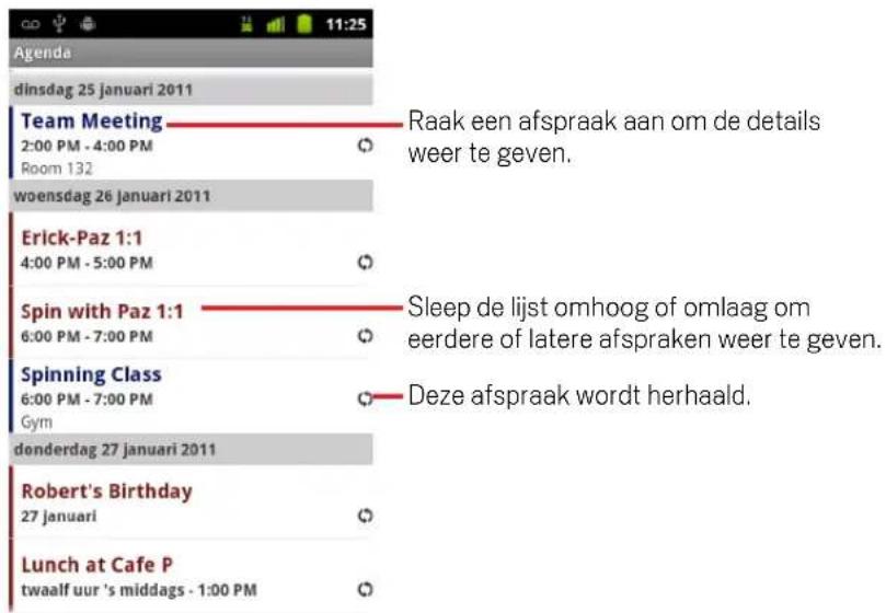 Agenda dinsdag 25 januari 2011 Team Meeting 2:00 PM - 4:00 PM Room 132 Woensdag 26 januari 2011 Erick-Paz 1:1 4:00 PM - 5:00 PM Spin with Paz 1:1 6:00 PM - 7:00 PM Spinning Class 6:00 PM - 7:00 PM Gym donderdag 27 januari 2011 Robert's Birthday 27 januari Lunch at Cafe P twaalf uur 's middags - 1:00…