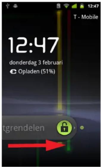 12:47 donderdag 3 februari € Opladen (51%) T - Mobile otgrendelen