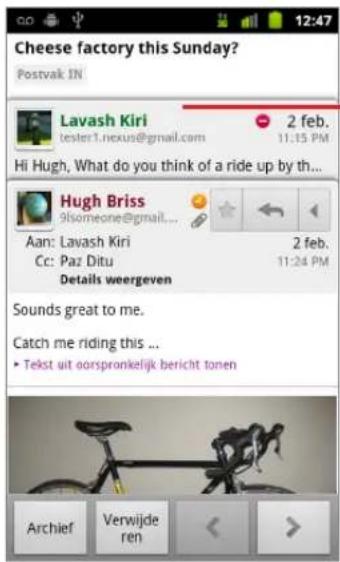 Cheese factory this Sunday? Postvak IN Lavash Kiri tester1.nexus@gmail.com 2 feb. 11:15 PM Hi Hugh, What do you think of a ride up by th... Hugh Briss 9isomeone@gmail... Aan: Lavash Kiri Cc: Paz Ditu Details weergeven 2 feb. 11:24 PM Sounds great to me. Catch me riding this ... • Tekst uit oorspronk…