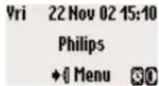 PHILIPS Onis 380 Duo Vox - Het display in de stand-by mode - 3