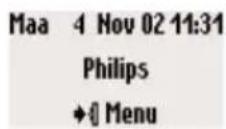 PHILIPS Onis 380 Duo Vox - Het display in de stand-by mode - 1