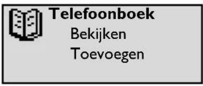 Telefoonboek Bekijken Toevoegen