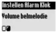 PHILIPS Onis 300 Vox - Belmelodie voor het alarm instellen - 1