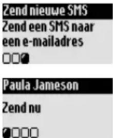 Zend nieuwe SMS Zend een SMS naar een e-mailadres □□# Paula Jameson Zend nu ?□□□