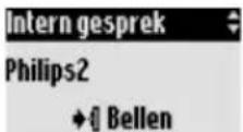 PHILIPS Onis 300 Vox - Intern gesprek (wanneer men de beschikking heeft over ten minste 2 handsets) - 5