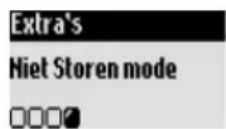 PHILIPS Onis 300 Vox - 'Niet storen' mode instellen - 1