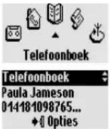 Telefoonboek Telefoonboek Paula Jameson 014181098765... ♦ Opties