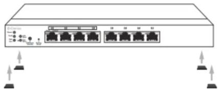 ENGENIUS EGS7252FP - Installeer de switch op een platte ondergrond - 1
